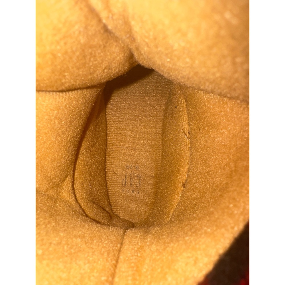 Gap Kids Duck Boots 3M Thinsulate 200 g Plaid Trim Hook Loop Toddler Sz 9 / 10 - Picture 9 of 13
